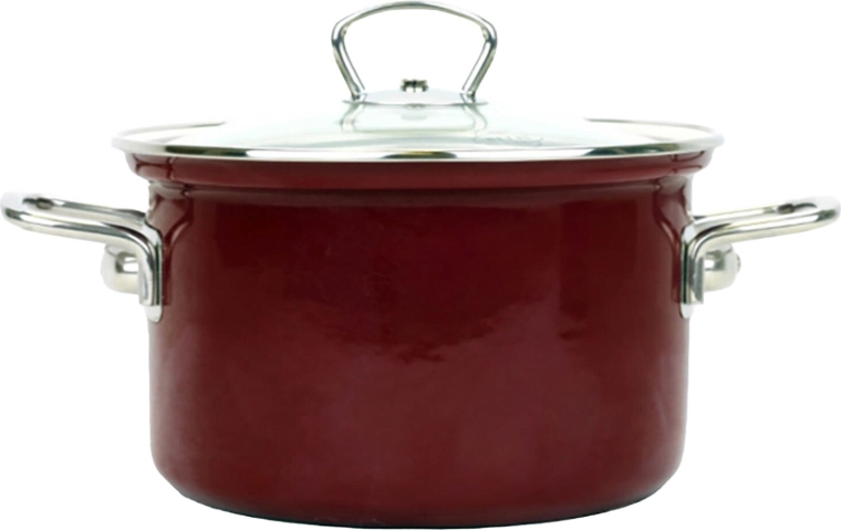 Garnek BELIS Eco-Ceramic 20 cm ze szklaną pokrywką, 3,6 l