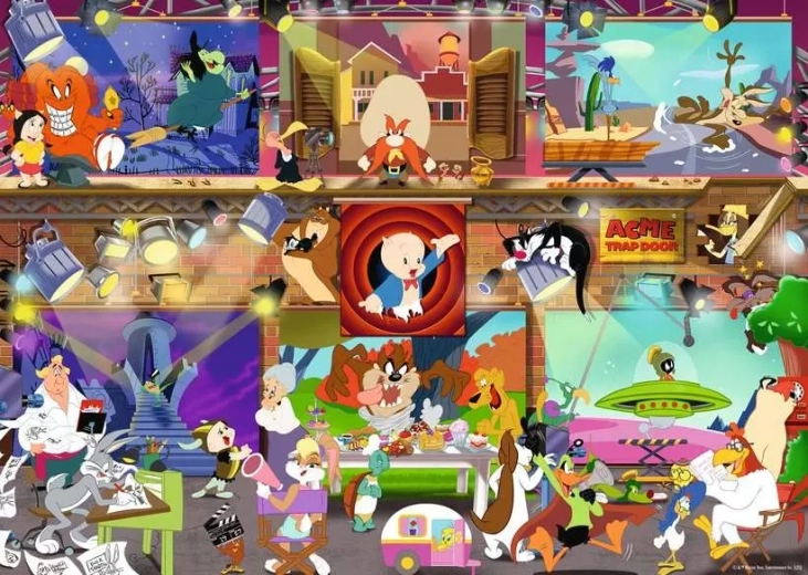 Puzzle RAVENSBURGER Looney Tunes Studio 1000 elementów