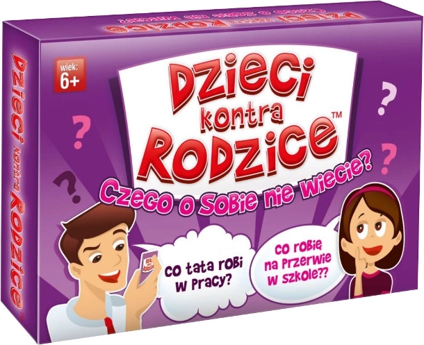 Dzieci kontra rodzice: Czego o sobie nie wiecie? – rodzinna gra towarzyska