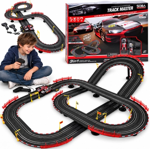 Elektryczny tor wyścigowy Track Master Audi R8 LMS GT3 EVO II 525 cm