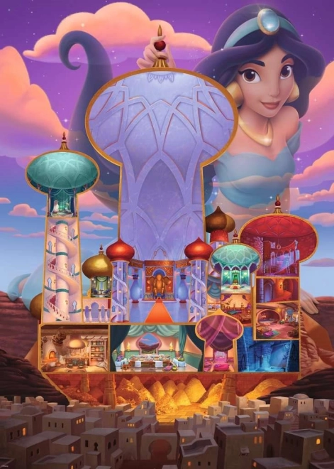 Puzzle 1000 elementów Disney z Jasminą