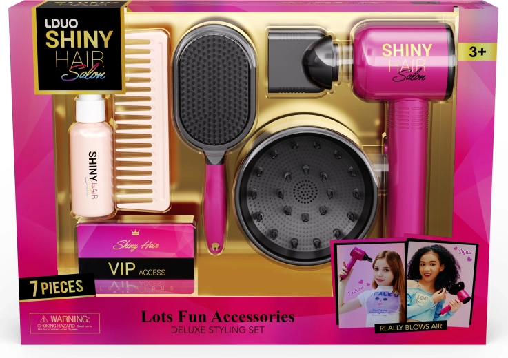 Zestaw fryzjerski dla dzieci, 7 elementów