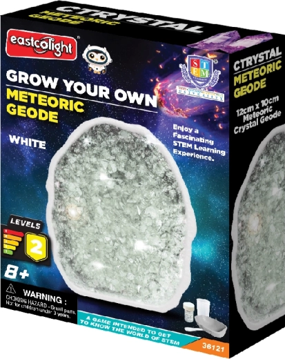 Eastcolight geoda meteorytowa do hodowli kryształów biała
