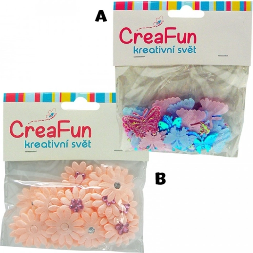 Kreatywna układanka Kwiat i motyl, 30 elementów (24 mm)