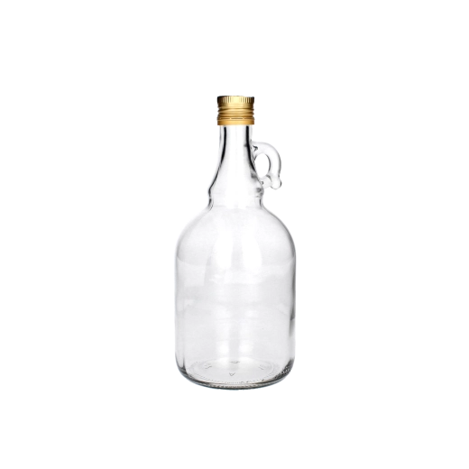 Szklany gąsior 0,5 l z metalową zakrętką