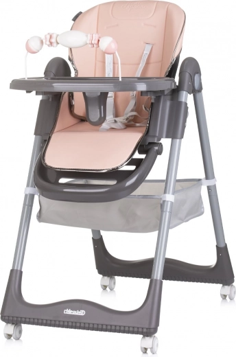 Krzesełko do karmienia CHIPOLINO First Spoon Flamingo