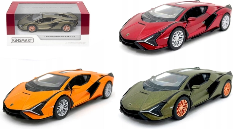 Lamborghini metalowy model 1:40 z napędem Pull Back