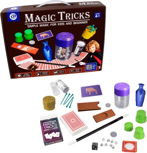 Zestaw do sztuczek magicznych – 135 sztuk