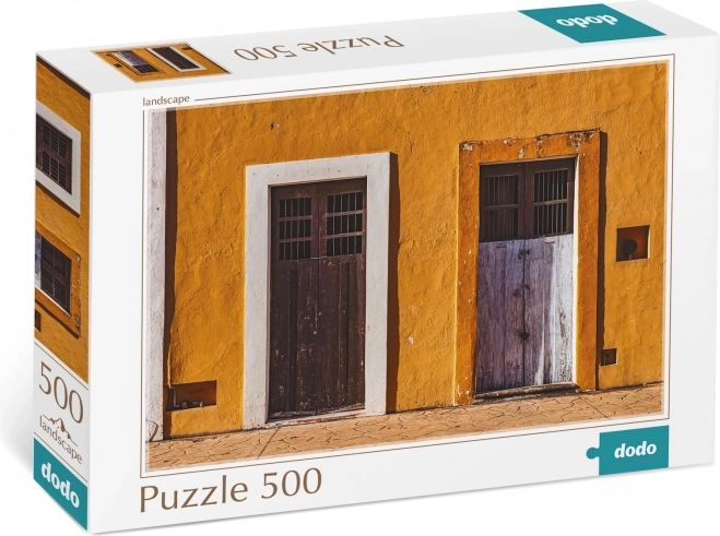 Puzzle żółty dom 500 elementów