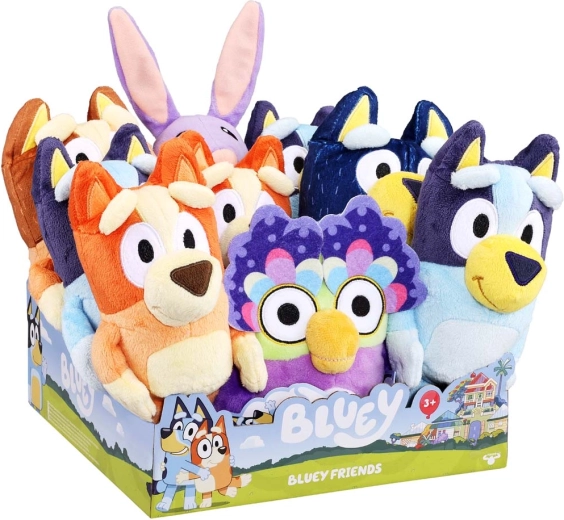 Bluey pluszowa figurka 18–23 cm (ekspozytor CDU) - 1 sztuka