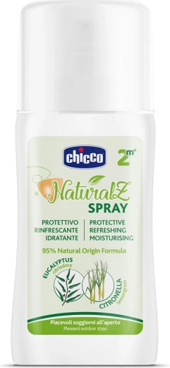 Chicco NaturalZ ochronny i odświeżający spray przeciw komarom dla dzieci 100 ml