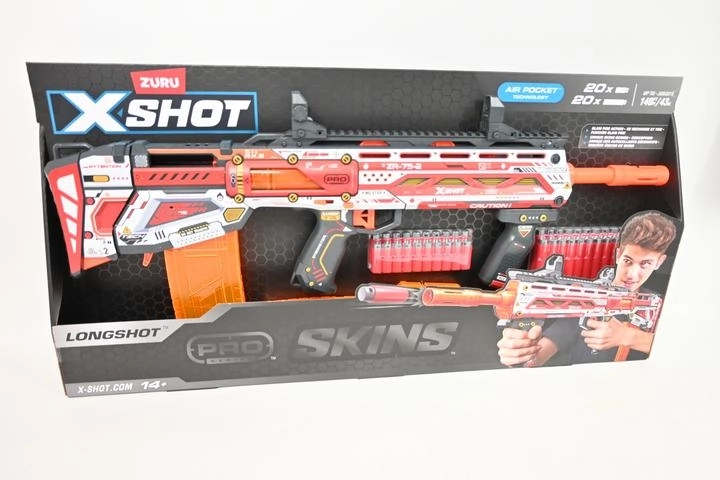 Zuru X-shot Skins Longshot blaster o zasięgu 43 m