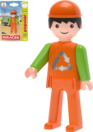 Efko Igráček MultiGO śmieciarz – przegubowa figurka na blistrze - 1 sztuka