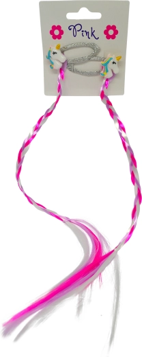 Wsuwki do włosów z warkoczykami, 2 szt.