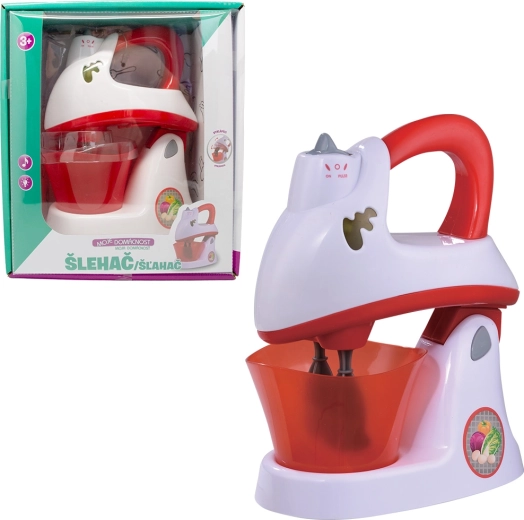 Ręczny mikser z obrotową miską MOJE GOSPODARSTWO DOMOWE