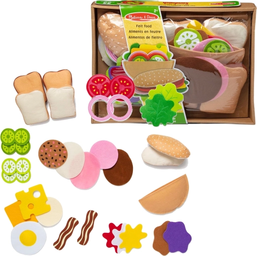 Filcowy zestaw do przygotowywania kanapek Melissa & Doug, 33 elementy