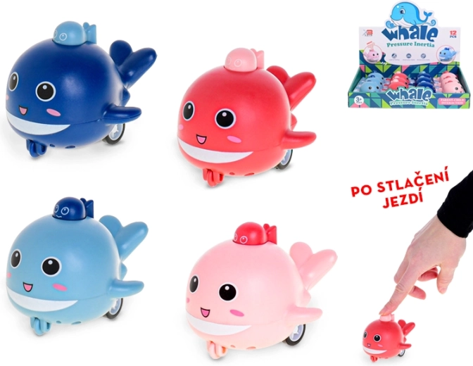 Jeżdżący delfin 8 cm dla dzieci od 3 lat