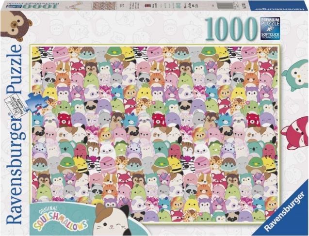 Puzzle 1000 elementów Ravensburger Squishmallows