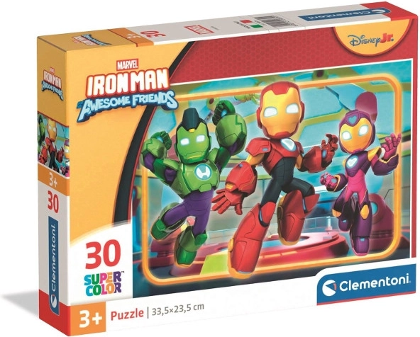 Puzzle 30 elementów MARVEL IRON MAN i przyjaciele