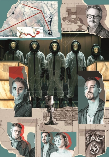 Puzzle 1000 elementów LA CASA DE PAPEL Berlin – Czas na akcję
