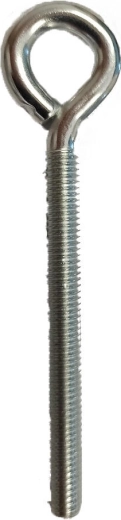 Zamknięte ucho gwintowane M4 4 × 40 mm, ocynkowane (200 szt.)