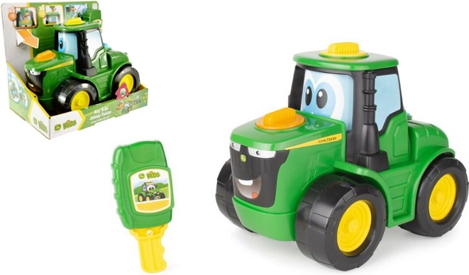 Tomy John Deere traktor Johnny na kluczyk
