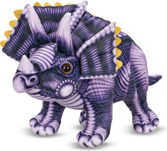 Pluszowy dinozaur Triceratops 35 cm – stojący