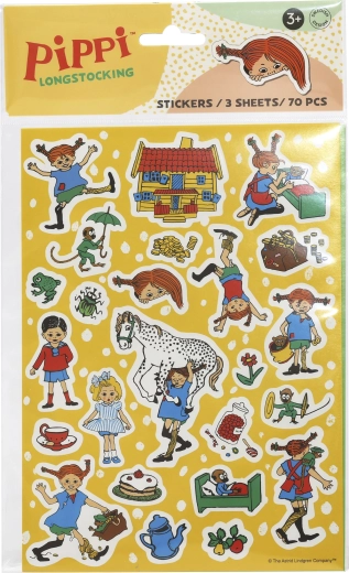 Zestaw naklejek Pippi Pończoszanka