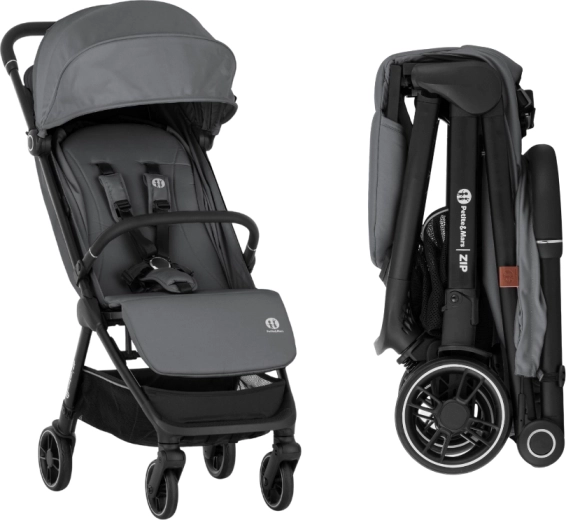 Petite&Mars wózek spacerowy Zip smoky anthracite