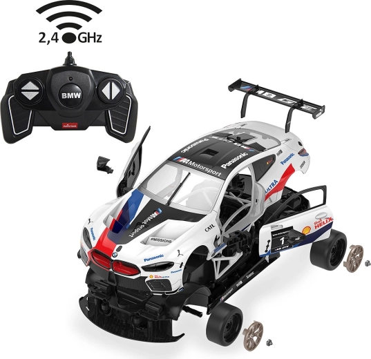 Jamara BMW M8 GTE RC zestaw konstrukcyjny 1:18 2,4 GHz biały