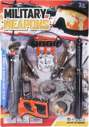 Policyjny zestaw dla małych stróżów porządku