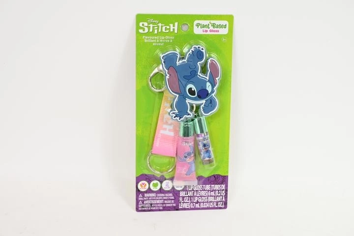 Stitch brelok z dwoma mini błyszczykami do ust