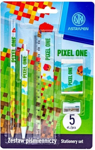 Zestaw piśmienniczy Astra Pixel One – 5-elementowy zestaw