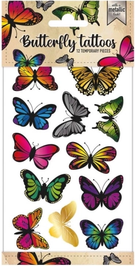 Tymczasowe tatuaże Motyle