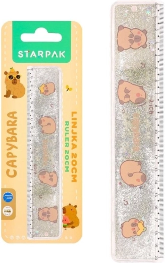 Linijka kapibara 20 cm