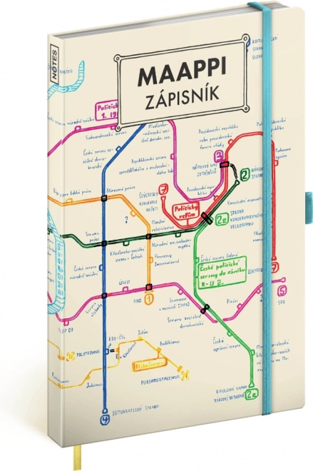 Notes Maappi, w linie, 13 × 21 cm