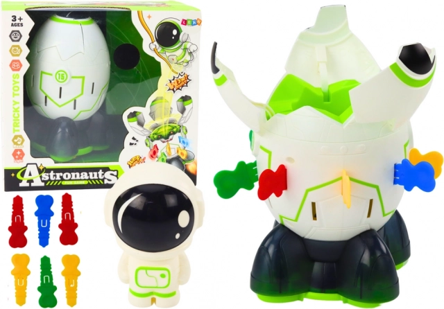 Zręcznościowa gra Wyskakujący kosmonauta z rakietą