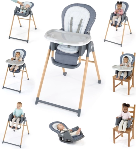 Wielofunkcyjne krzesełko do karmienia 7w1 Ingenuity Proper Positioner Chambray