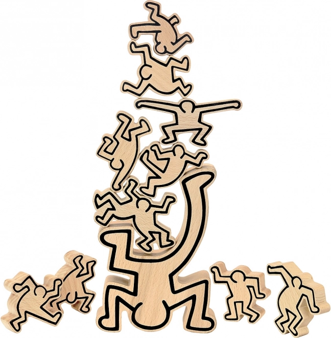 Vilac – motoryczna gra balansowa z postaciami – projekt KEITH HARING