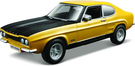 Model Bburago Ford Capri RS2600 1970 żółty