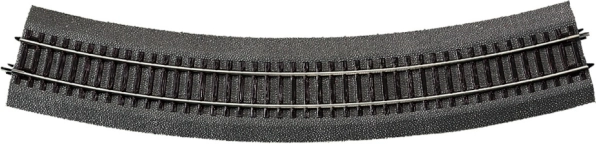 Roco Line łukowy tor z podsypką