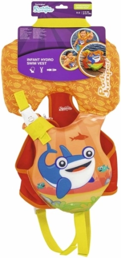 Dziecięca kamizelka do pływania z oparciem pod głowę Puddle Jumper – rekin, do 14 kg