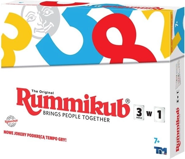 TMT Rummikub 3w1 gra planszowa