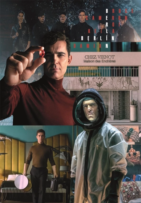 Puzzle 1000 elementów LA CASA DE PAPEL Berlin – szef