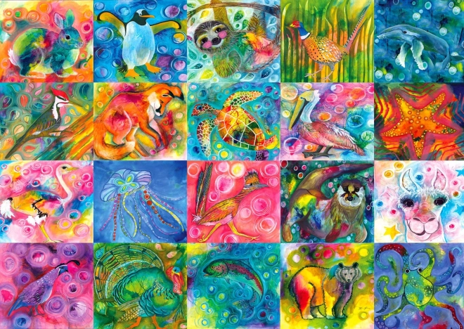 Puzzle Magia zwierząt 1000 elementów