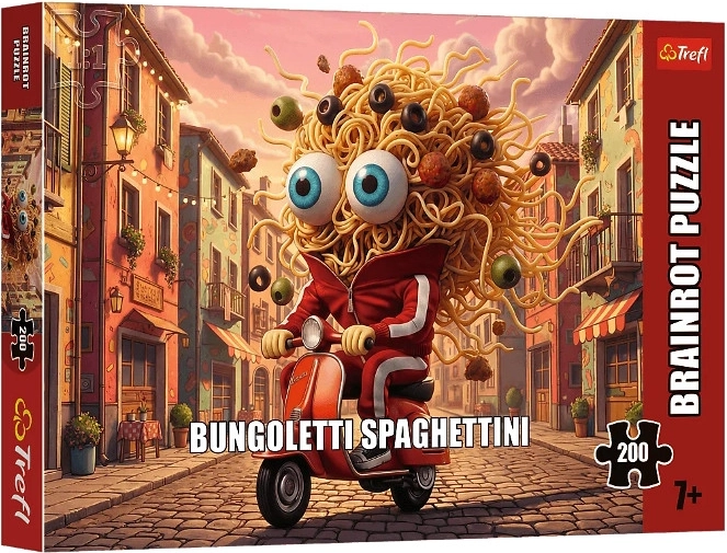Puzzle Trefl BrainRots „bungoletti spaghettini” 200 elementów