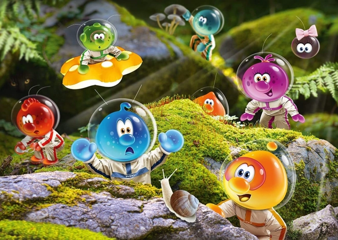 Puzzle SCHMIDT Spacebubble Club: lądowanie w mszystym lesie 1000 elementów