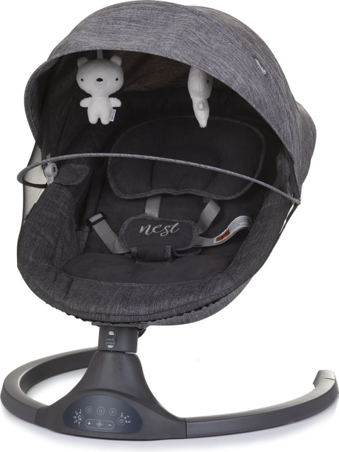 CHIPOLINO elektryczna kołyska Nest Granite