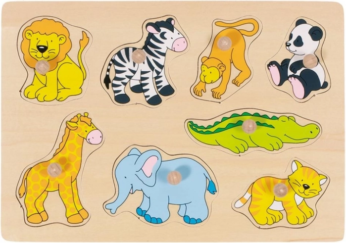 Układanka z uchwytami ZOO