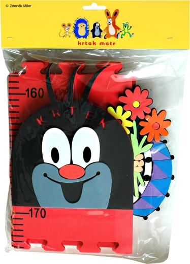 Piankowy miarka wzrostu Krecik czerwony